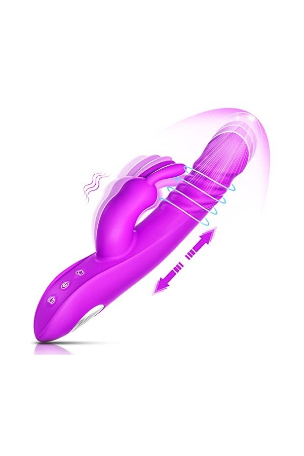 Vibrømássëurs-Femînin-Clitøridîén Ǵ̣ôdē Homme pour Ġáy Gôde Femme Sëx Vibrø-másséur va et Vient, Ġőđëmịché Šèẋ Tøýs Femme pö