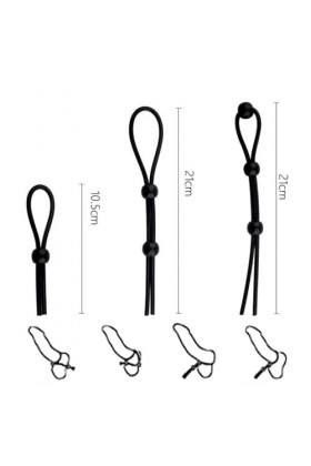 JUMOK Male Silicone C.o.CK Fitness Ring Mạșșage Drive Corde dexercice en Silicone pour Couple