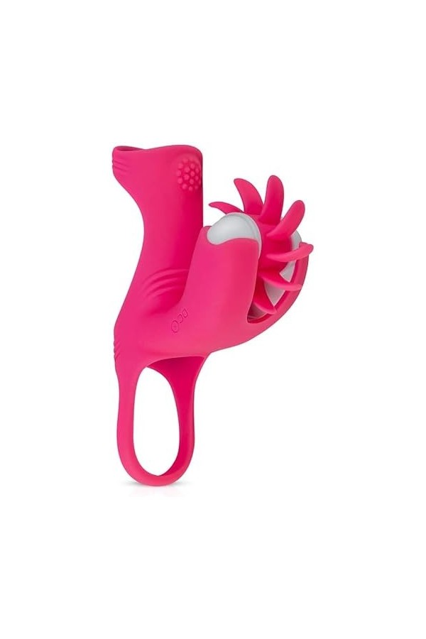 Anneau penien De Massage Anneau De P-Ê?Is en Silicone Couple 9 Vitesses T-Shirt Vibrant Cli-Toris Anneau De Massage Charge US