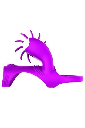 Adulte silicone souple Anneau de vibration mâle Anneau de retard de sexe Mode vibratoire de sortes Q908