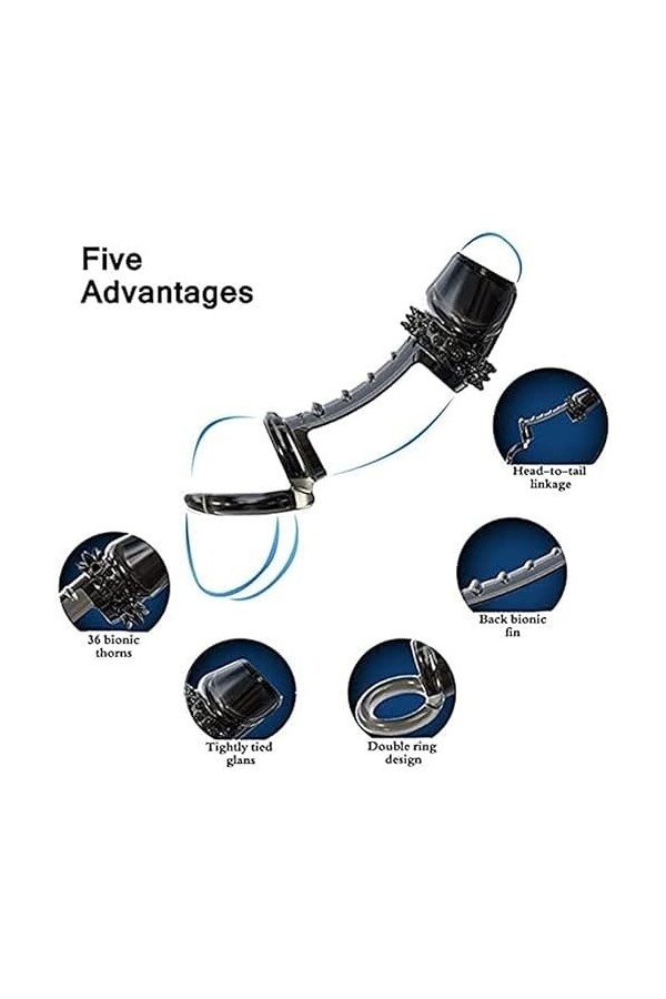 CWT Forte Télécommande Double pénien Vibrant M-asseur T-Shirt Anneau Vibrant PE?NIS Plaisir Anneau Anneau PE?NIS Homme Sèxtôy