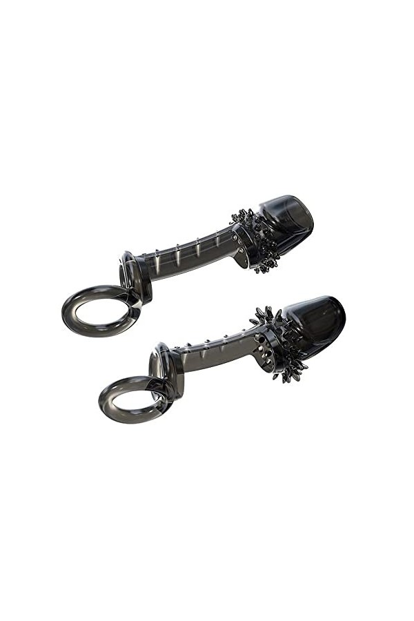 Anneau en Silicone, Anneau en Silicone Spirale mâle de 2 pour Hommes