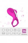 Anneau vibrant sex Stimulateur pour hommes Culotte Vibrante Homme Masculin Anneaux Penien Homme,Anneau Vibrant ＰéNIS Couple 