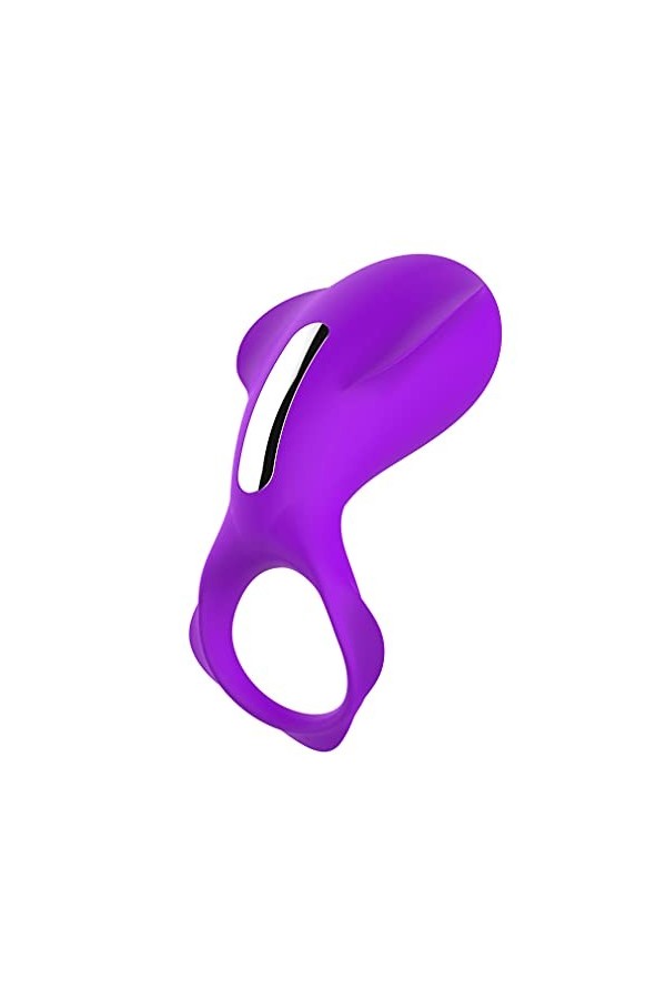 Anneau vibrant sex Stimulateur pour hommes Anneau sex penien stimulateur pour homme en silicone avec 10 programmes de vibrati