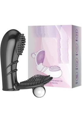 Vîbrante Sé???ýs Doigt Vibróm-assêur Cóuplé Pu?????t pour Fémmé Sti-mulatéur Clitóridién avéc Modés de Vîbratión én Siliconé