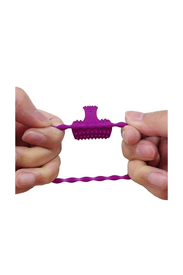 MelBiz Vịbrạtịnğ,Cọcḳ Rịnğ Vibrờmásseurś Anneau pour Homme Happy Toy