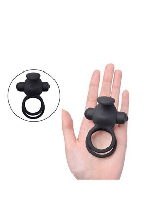 Anneau en silicone médical doux et portable,Contrôle Vibrạtiọṇ Anneau de mariage cadeau pour couple.