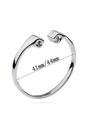 XaiPliung Bague en métal pour Hommes Lover Mall, réglable