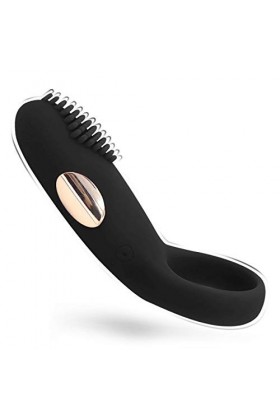 Anneaux Pour Le Plaisir Anneau De P-ÊŇIs en Silicone Couple Vitesses Vibrant Cli-Toris Anneau De Massage Charge USB Étanche, 