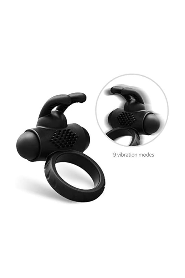 BDDE Anneau PÉNIS Anneau Couple Silicone Anneau C*ôckrîng ânnêaux Anneau de Cristal Transparent perlé Anneau de temporisatio