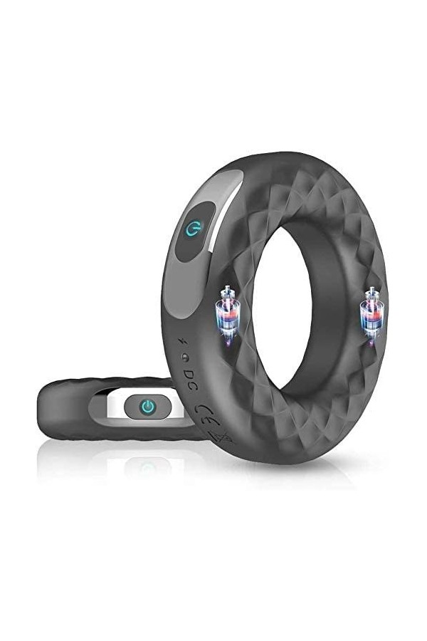 Anneau Vibrant ＰéNIS Culotte Vibrante Femme Homme Masculin Anneaux Penien Homme,Anneau Vibrant ＰéNIS Couple pour Femme Clit