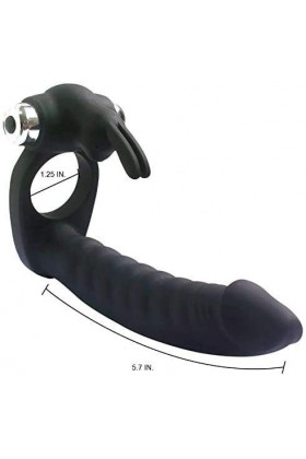 - Anneau Vibrant Double Pénétration ???????? P?????R ????? R??????? G???????? V??????? R??????? Pour ????E