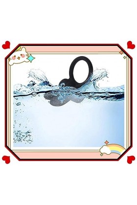 ??̣? ?σ?? Anneau en Silicone pour Homme, Vibrant, Temps Show prolongé, Un Cadeau pour Homme et Femme.??̣? ?σ??