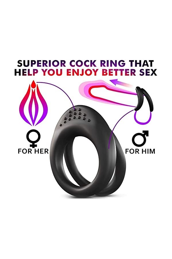 Simple love Mall Anneau élastique en Silicone pour Hommes de Haute qualité de Plus Grande Taille