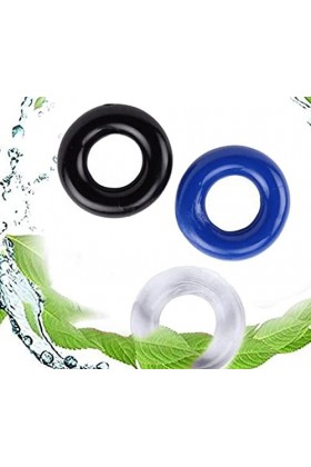 FE Lot de 3 jouets en silicone épais Anneau pour homme obstrue lAnnulus Fine Lock