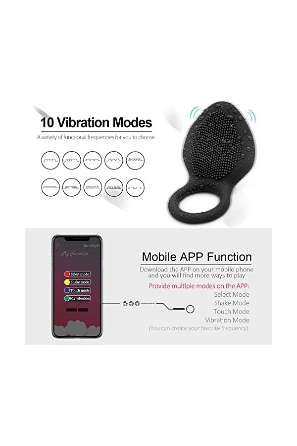 Fly love Anneau Pens Bague Sexe Retard Anneau penien Sex Anneaux Penis Cock eRECTIONS T-Shirt de lappareil de Formation