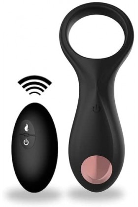 Fly love Anneau P?ns Silicone Ckring pour le sexe pour homme, double délai, anneau de verrouillage pour hommes, Chargement US