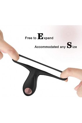 Fly love Anneau P?ns Silicone Ckring pour le sexe pour homme, double délai, anneau de verrouillage pour hommes, Chargement US