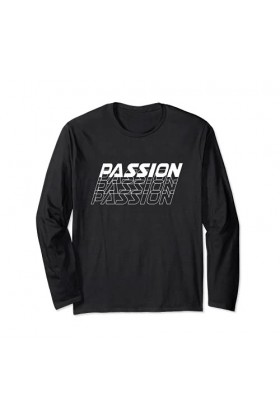 Passion Passion Passion Sports Fitness Workout Love Manche Longue