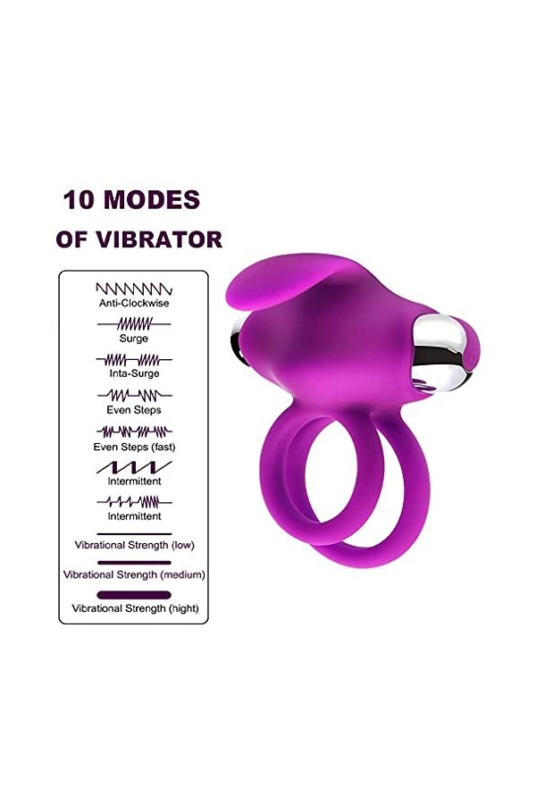 Pｅnis Anneau Vibr-Ant Culotte Vibrante Femme Homme Masculin Anneaux Penien Homme,Anneau Vibrant ＰéNIS Couple pour Femme Clit