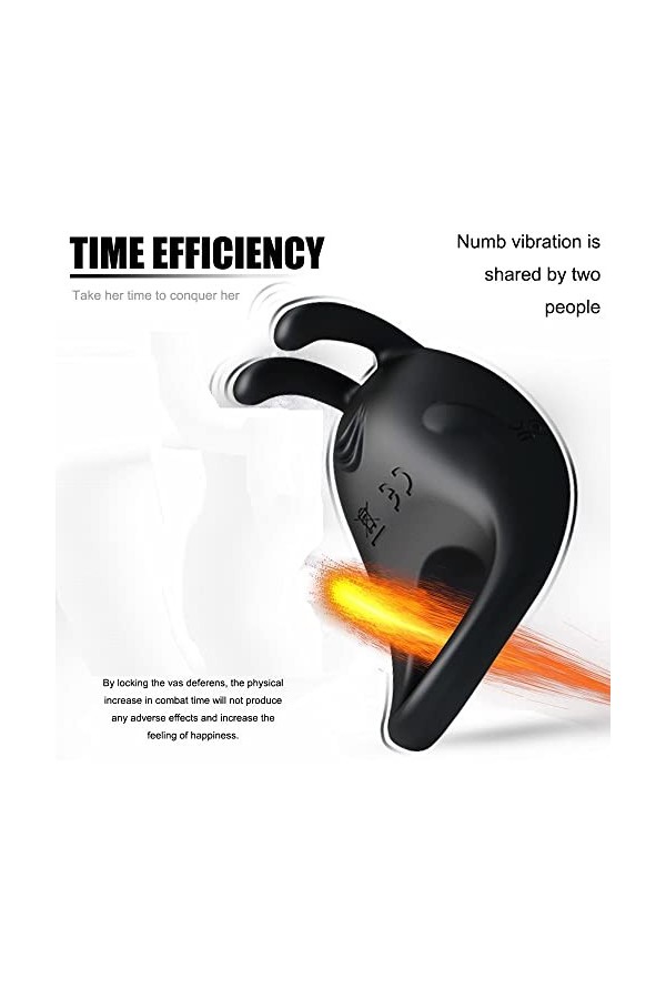 Sëx toyspour pour h?mṃe M-asseur Anneau vibrant pe?nis Anneau Vibrant Anneau pénien avec Anneau testiculaire pour Homme avec