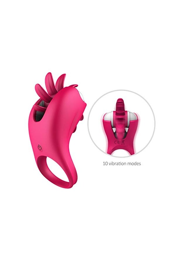 Anneau Penien Vibrante Homme Homme Durable Sîliconê Rêtardemént Anneau pe?nis anneau vibrant pe?*nis pour Vibrant Cöc?ring Co