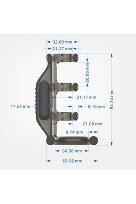 FLEAGE Homme Ŝêẍês Ánnêåu P-Êňis ?D??Te Portable Couple En Silicétanche Silencieux-Anneau Pour Anneaux Sêx Pour Hommes Couple