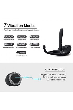 - Ğõdë Anneaux de Pénǐš Et de Testicule Silicone Durable Sèxtôyse Plaisir T-Shirt Avec Étanche Pénǐén Anneau Double Pour M-As