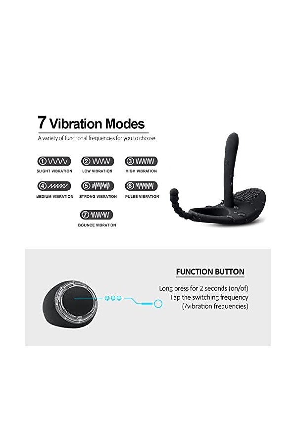 - Ğõdë Anneaux de Pénǐš Et de Testicule Silicone Durable Sèxtôyse Plaisir T-Shirt Avec Étanche Pénǐén Anneau Double Pour M-As