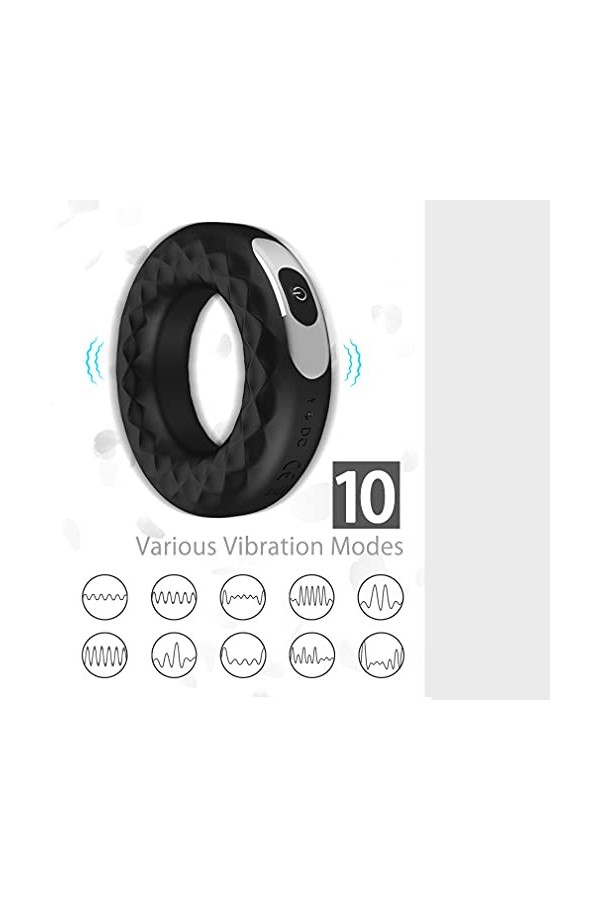 FLEAGE Côuplè Pláisìr Homme Ǎnnêau Masculin Anneaux Penien Homme,Anneau Pẹns Homme,Anneau Étanche Silicdouble Anneau Pennis H