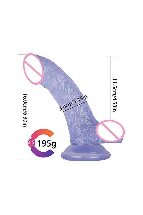 YUEGOO 7.7Inch Penetration Pour Couple M-Asseur Portable Fémmé Adultes Anneau de P-Êis En Siliccouple Vibrant Cli-Toris Annea