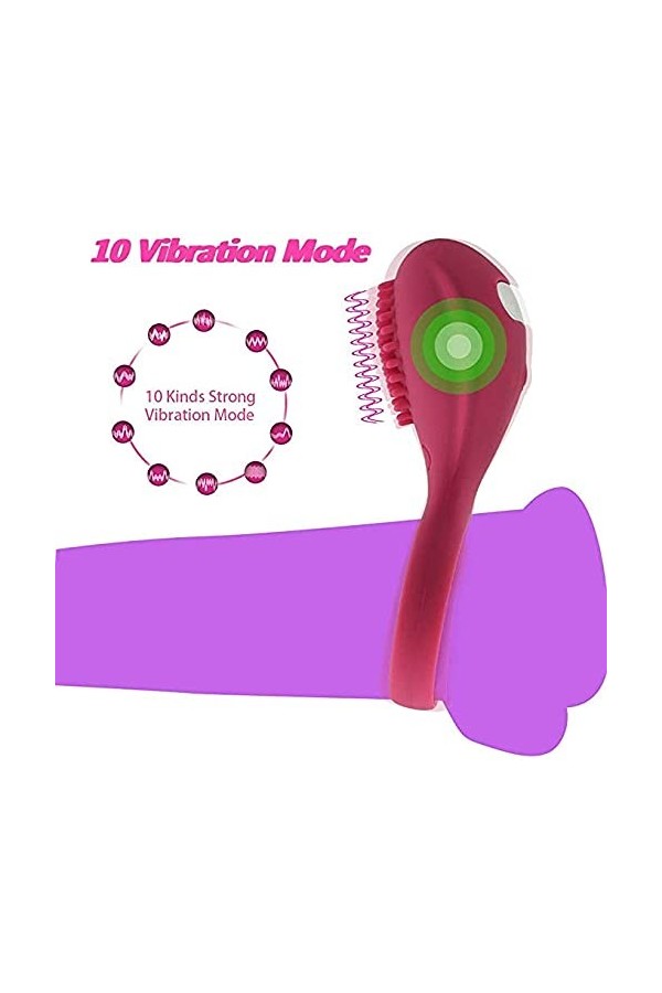 Anneau Vibrant Anneau Pênis Víbr-Ant Homme Sêxửêl Couplê, Pênìs Anneau Pêniên Víbr-Ant Vìbròmāssêur Femme Clìto-rìdìên Stìmửl