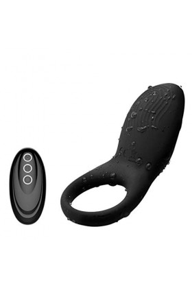 Vibromasseur Anneau De P-ÊŇIs Masculin Anneaux Penien Homme,Anneau Vibrant ＰéNIS Couple pour Femme Clitờridiên Stimulateur,V