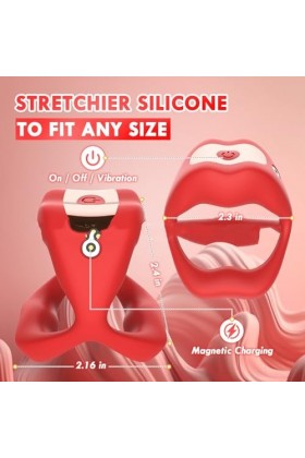 Mini Vîbrômàssěǜrs Pour Homme Va Et Vient Noir Sểx Tṑyśṕoụr Pour Homme Vǐbràňt Sučèur Anneau Pênîèn - Anneau Homme Vîbràňt Si