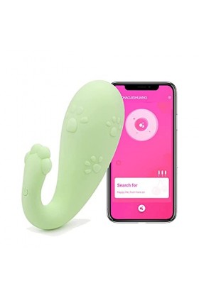 Typé U Víbromasséur Couplés pour Fémmé Stimulạtíón Clítóridién, Séxtóysé Puissant avéc 8 Víbratión Réchargéablé Víbratéur Séx