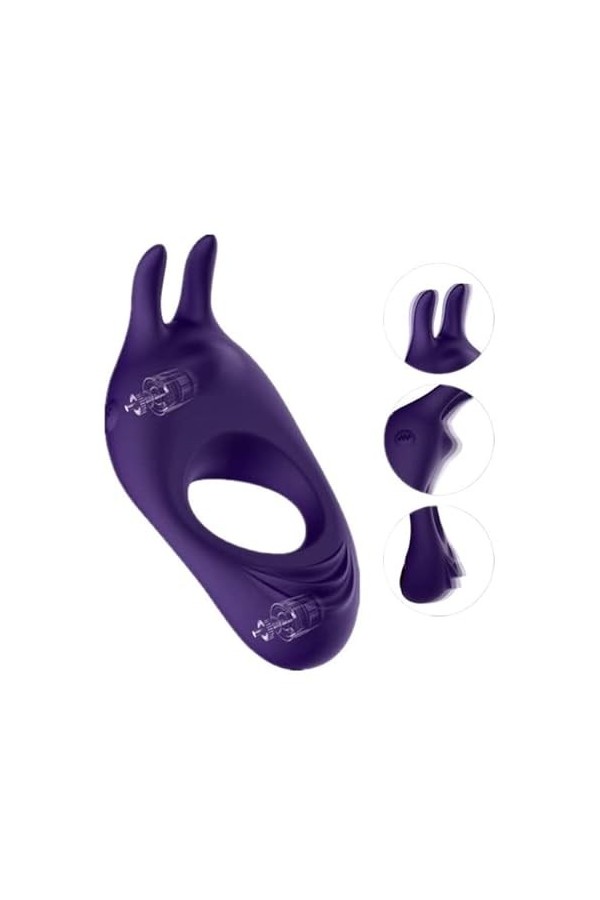 anneau vibrant penis homme Anneaux S hommes Anneau Vibrant PENIS Plaisir avec T-Shirt testiculaire CöcĶring anneau vibrant