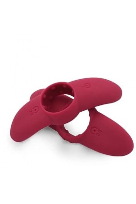 LGAFF Anneau Vibrant PE?NIS,Anneau De P-Ê?Is en Silicone Couple Multi Vitesses T-Shirt Vibrant Cli-Toris Anneau De Massage Ch