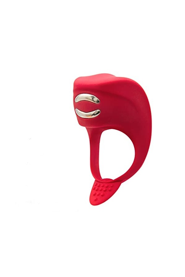 Anneau PéNis Retardateur Vibrant Anneau Penien - Chargement USB Anneau Homme pour Couple Éjaculation Masculine Retardée 7 Vi