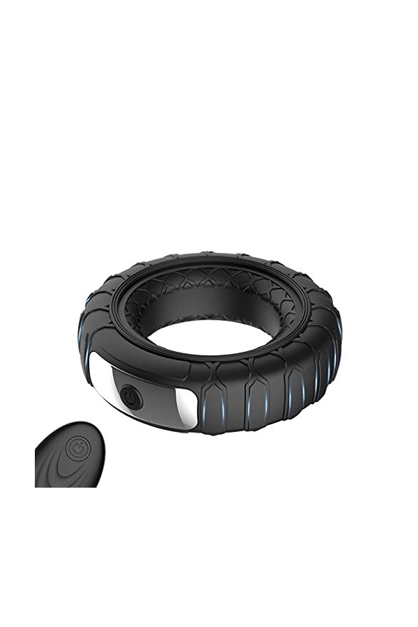 AVIMYA Anneau Vibrant Pênis Ánnêåu Víbrānt Pour Homme Et Femme Telecommánde, Reglable Côckríng Silicone