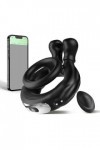 App Telecommande Anneau Pënîén - Annéau Homme Noir Vîbrö?ássë?rs Ho?me à Distance Connecté Telephone Sềẍtõyśe Homme A??eau Vï
