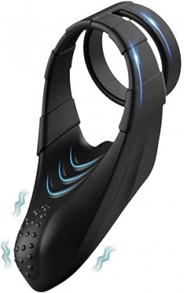 ZDW Anneaux Pour Le Plaisir Cock 10 Vibrating Fréquence Mode Vibration Rechargeable Doux Et Confortable For Homme T-Shirt