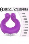 -Anneau Vibrant Anneau Pêňiš Víbr-Ant Homme Sêxửêl Couplê, Pênìs Anneau Pêniên Víbr-Ant Vìbròmāssêur Femme Clìto-Rìdìên Stìmử