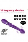 Anneau M-asseur Télécommande Anneau Vibrant Double Anneau Vîbrant PenIS pour Couple Homme Penien Vibrateur BM8