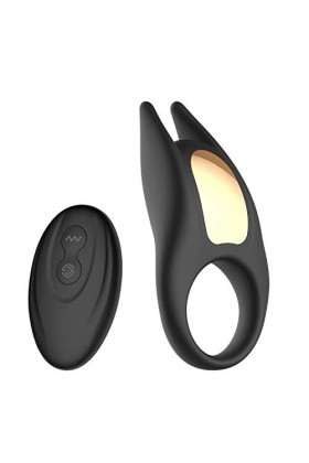 Anneaux de Vibrǎntor pour homme plus durable Plug Ânal sans fil anneau de Pennis vibrant Six jouets pour Couples V7J