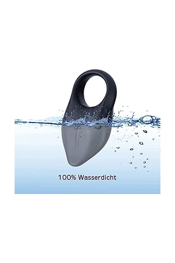 anneaux pour agrandir le plaisir de Homme Anneau penien De Massage Anneau Vibrant Double Annｅau Vîbrant Pｅnis Pour Couple Hom