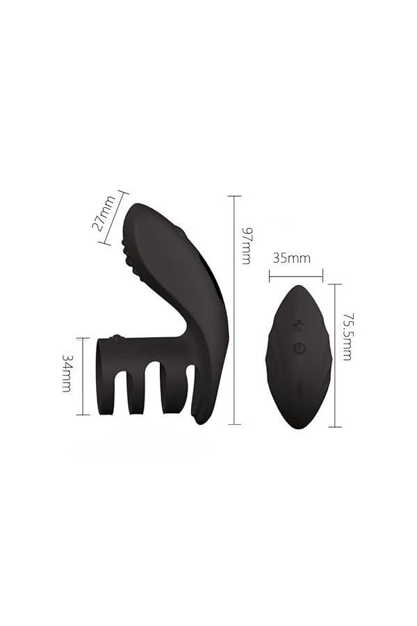 SieHam Cock Ring Anneaux de Testicule Puissant Masseur Silicone Durable Sèxtôyse Plaisir T-Shirt Avec Étanche Pénien Anneau D