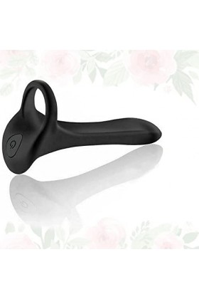 XaiYimee Anneau en Silicone pour Hommes Noirs avec élasticité, Plaisir Physique et Mental.