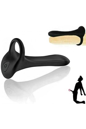 XaiYimee Anneau en Silicone pour Hommes Noirs avec élasticité, Plaisir Physique et Mental.