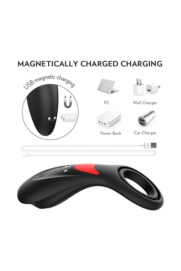 CWT anneau pénien vibrante homme Silicone Durable Sèxtôyse Plaisir T-Shirt avec Étanche pénien Anneau Double pour M-asseur Vi