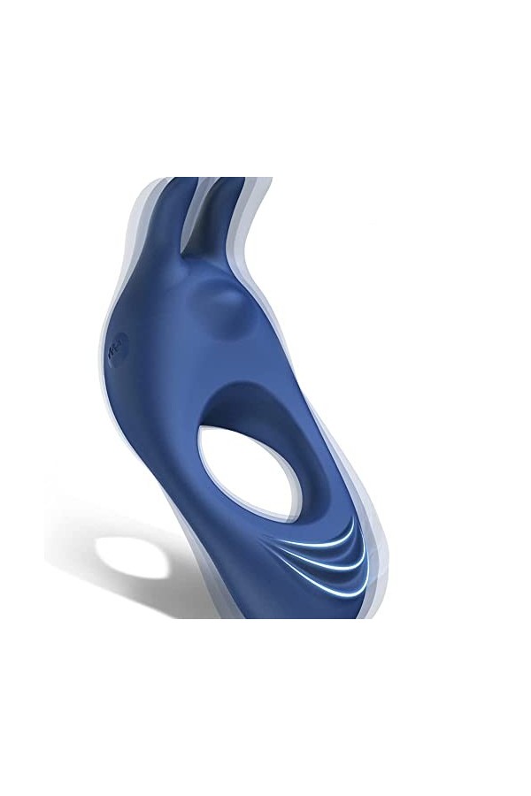 MADELL Vibrant PéNis Fen Masculin Pｅnis Vibr-Ant Penien Pour Hömme Et Couple Avec Telecommande,Double Reglable Vibr-Ant Hömm